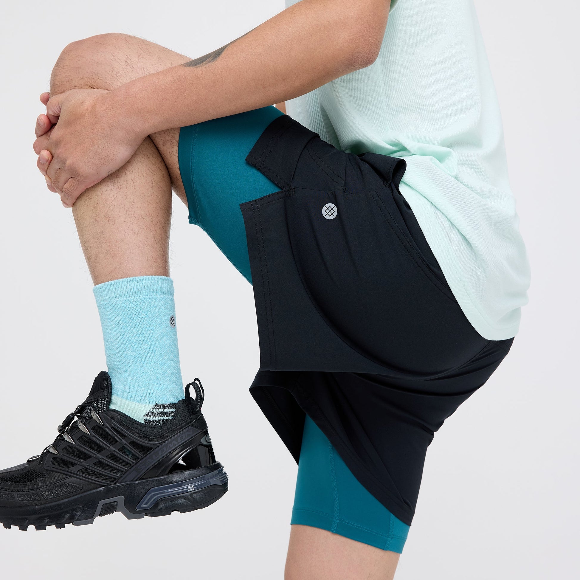 Stance Strike Run Shorts Schwarz