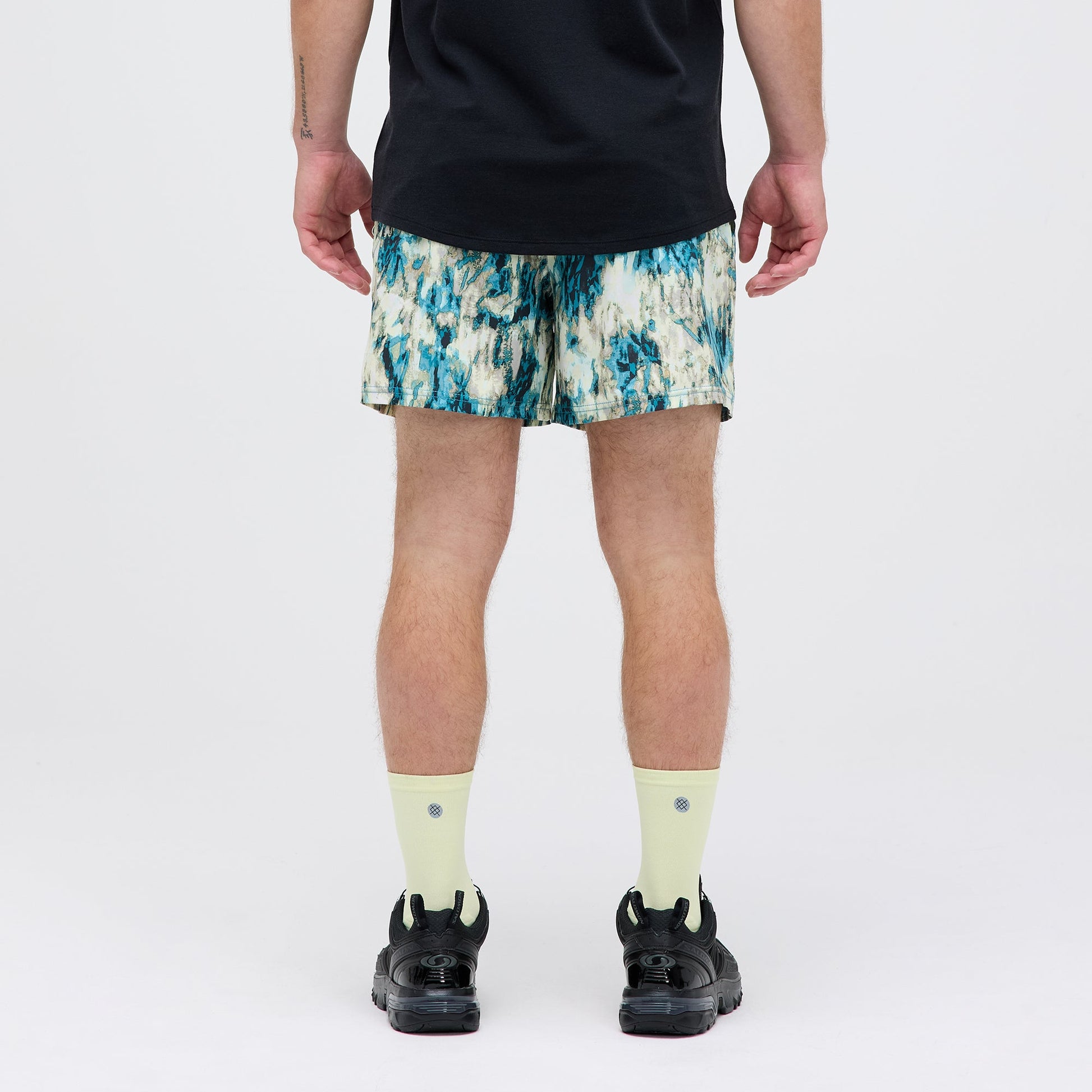 Stance Strike Run Shorts Blaugrün/Camouflage