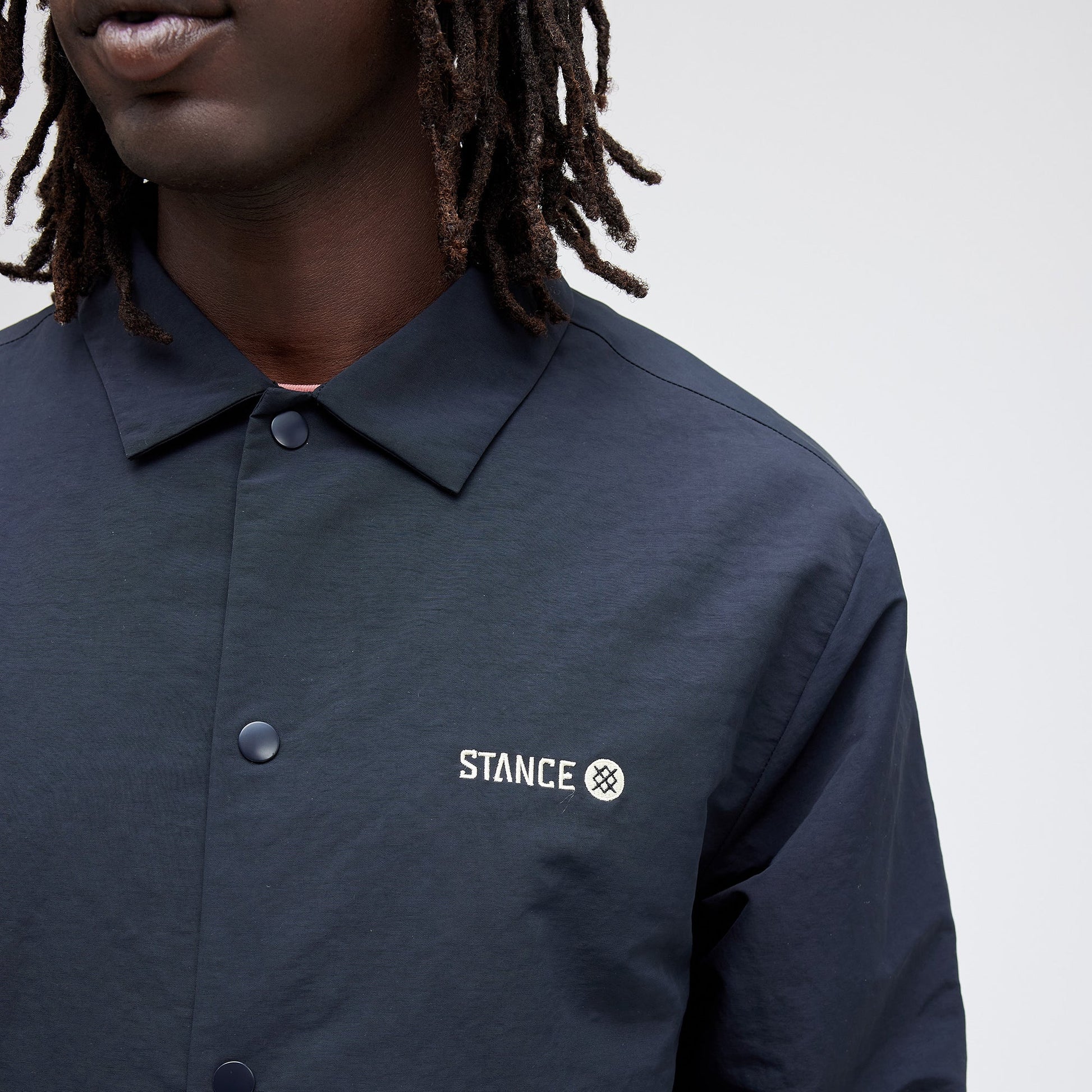 Stance Coaches Jacke Schwarz |model