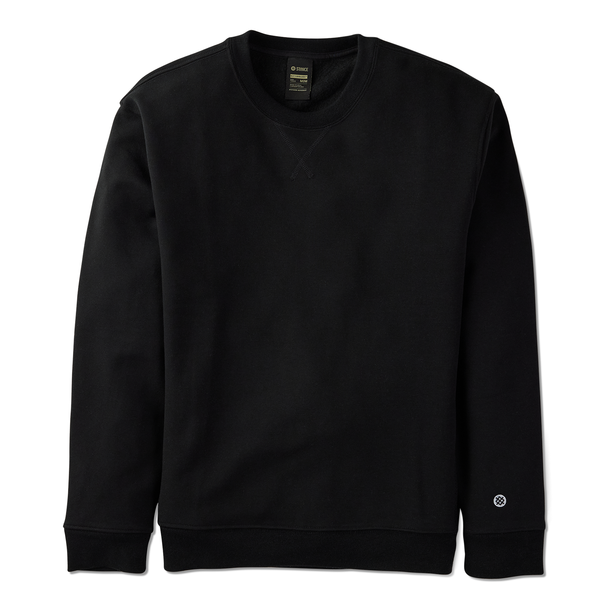 Stance Aura Crew Sweatshirt Black