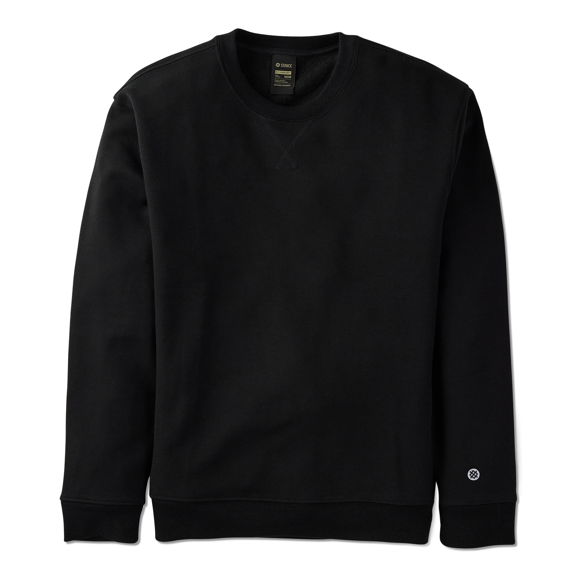 Stance Aura Crew Sweatshirt Black
