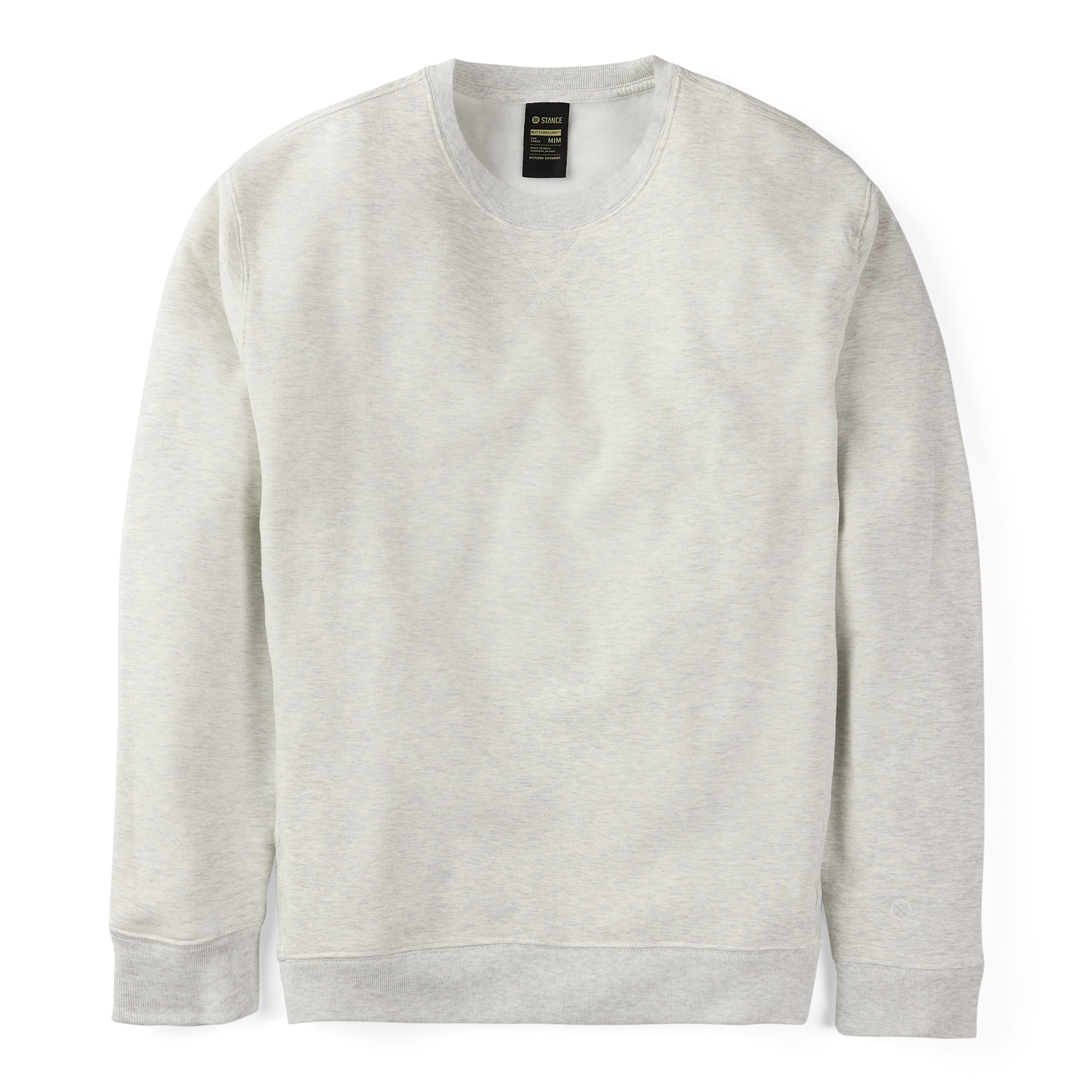 Stance Aura Crew Sweatshirt Heather Grey 