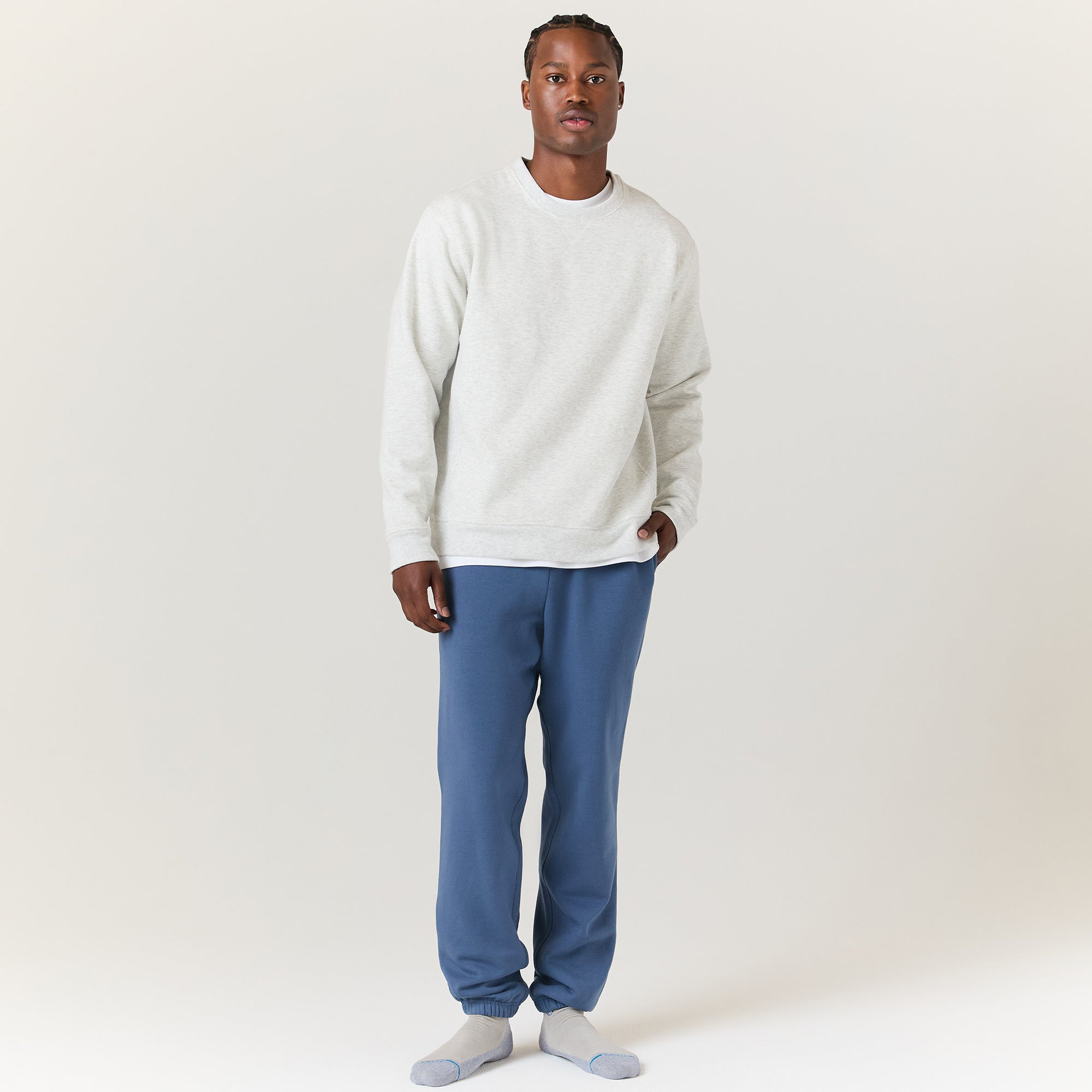 Stance Aura Sweatpant Sea Blue |model