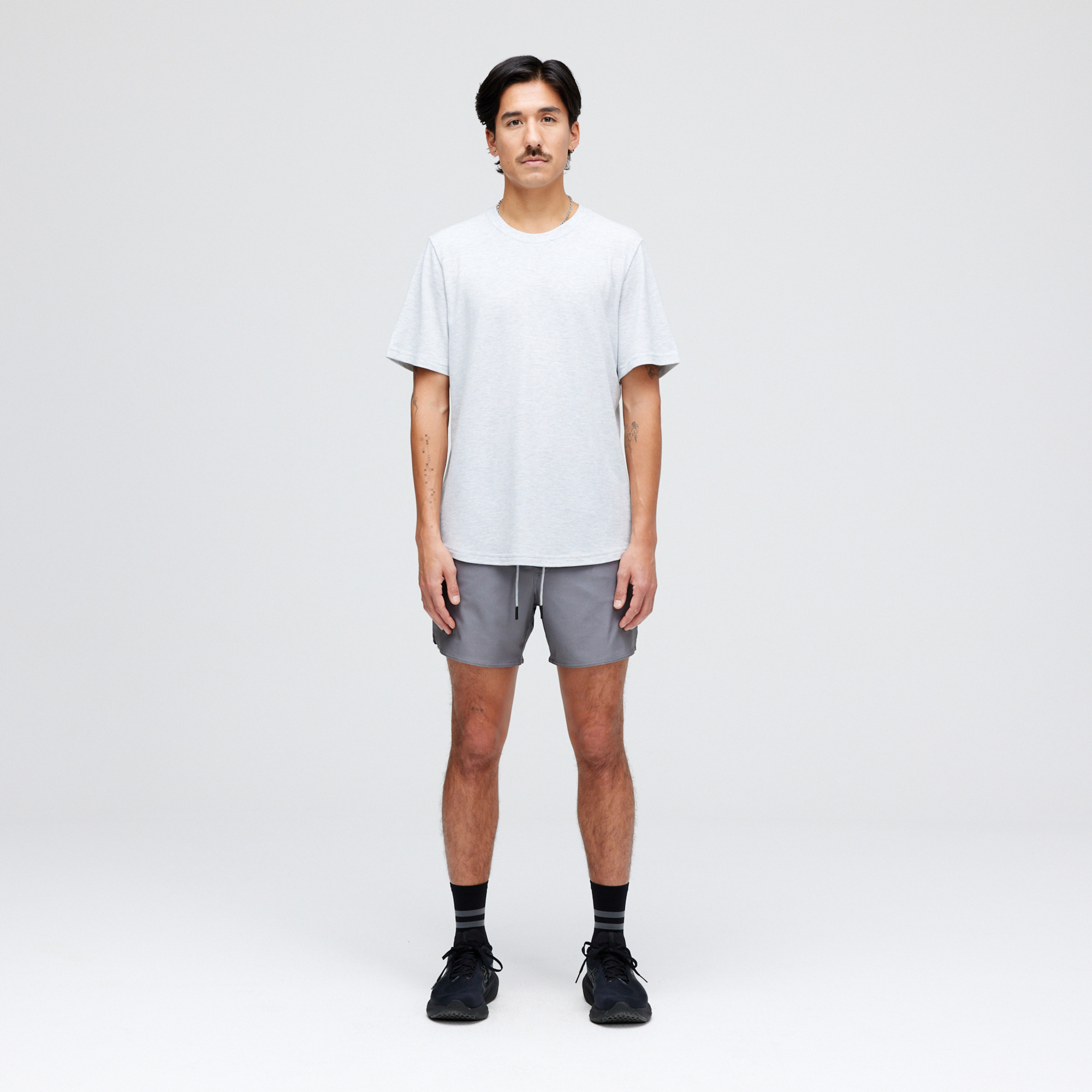 Stance Complex Athletic Short 5" Charcoal |model