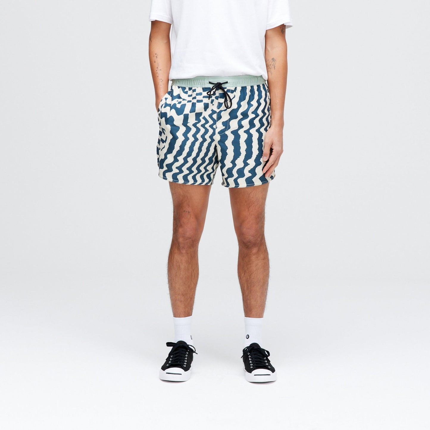 Stance Complex Athletic Shorts 5 Kariert |model