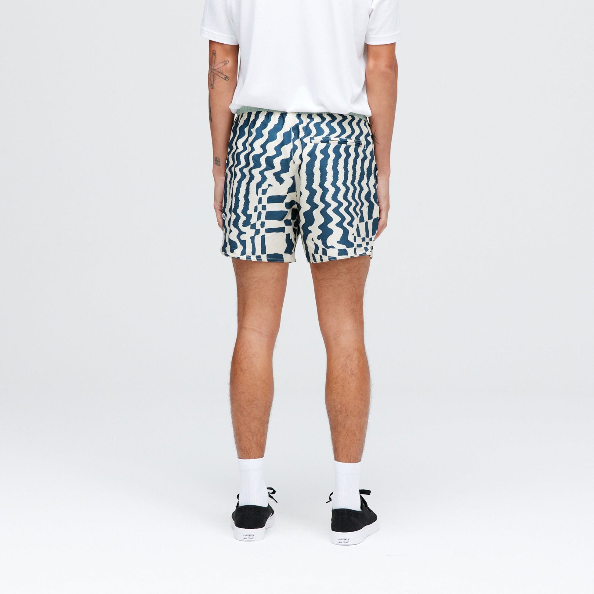 Stance Complex Athletic Shorts 5 Kariert |model