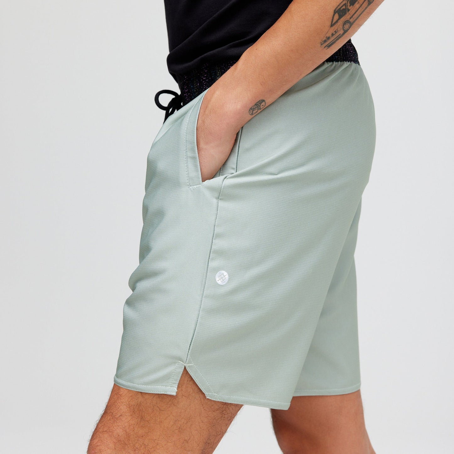 Stance Complex Athletic Shorts 7&quot; Aqua |model