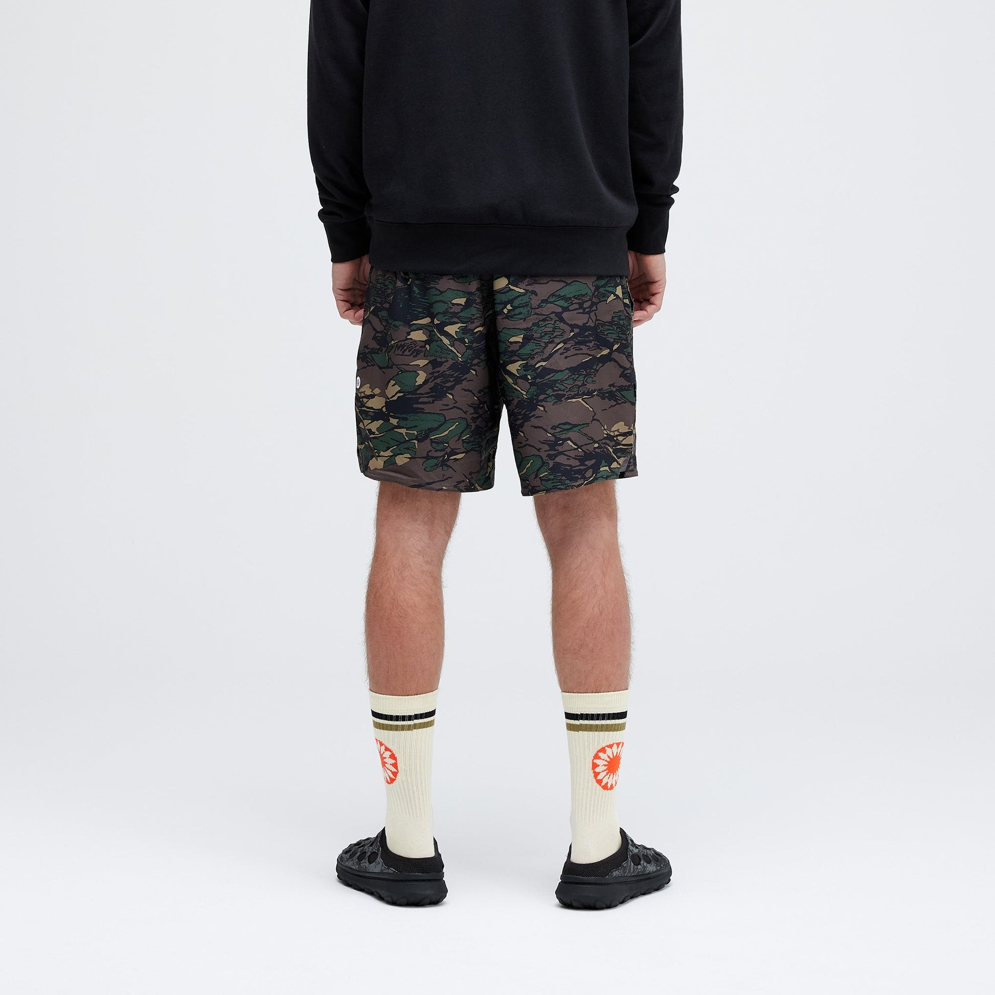 Stance Complex Athletic Shorts 7" Grüne Camouflage |model