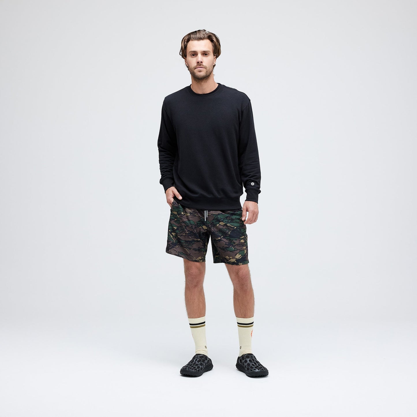 Stance Complex Athletic Shorts 7&quot; Grüne Camouflage |model