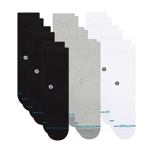 Stance Icon Crew Socken 9Er Pack Bunt