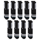 Stance OG Crew Socken 9er Pack Schwarz