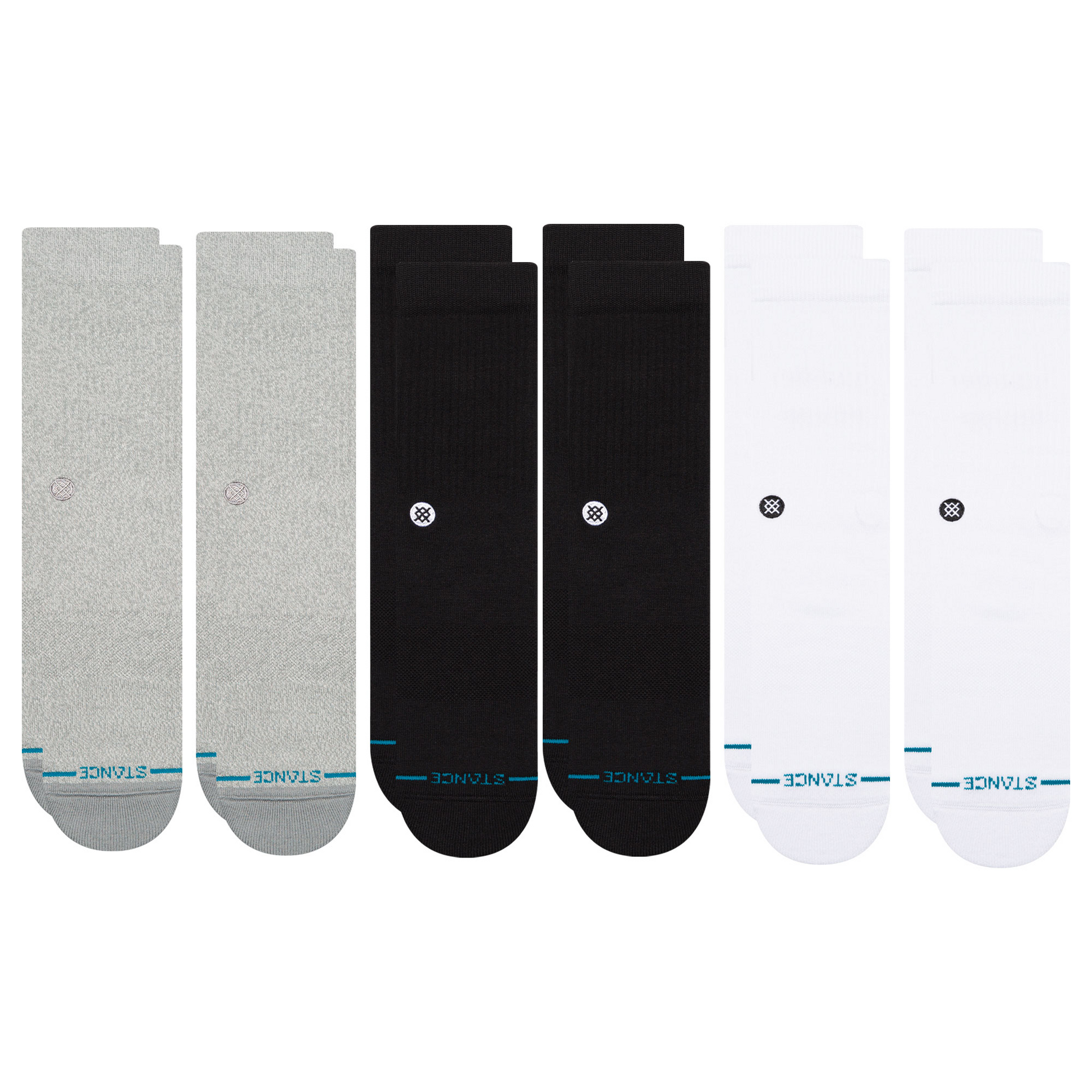 Stance Icon Crew Socken 6Er Pack Bunt