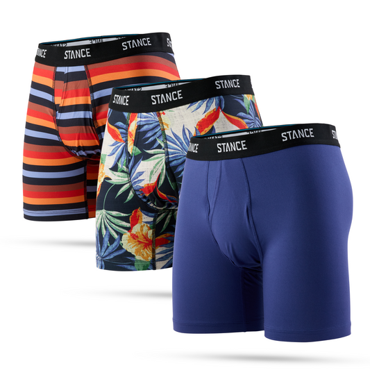 Stance Boxer Brief 3Er Pack Bunt