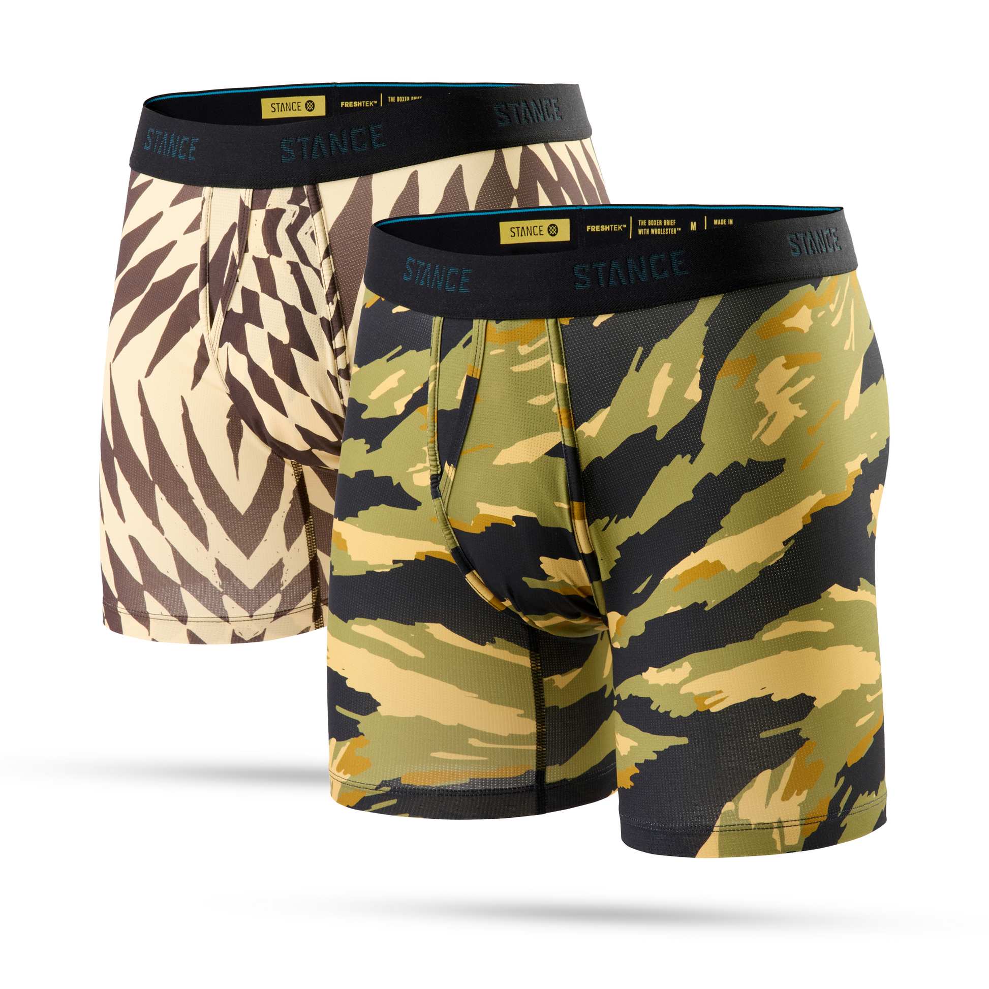 Stance Boxer Brief Wholester 2Er Pack Braun/Grün