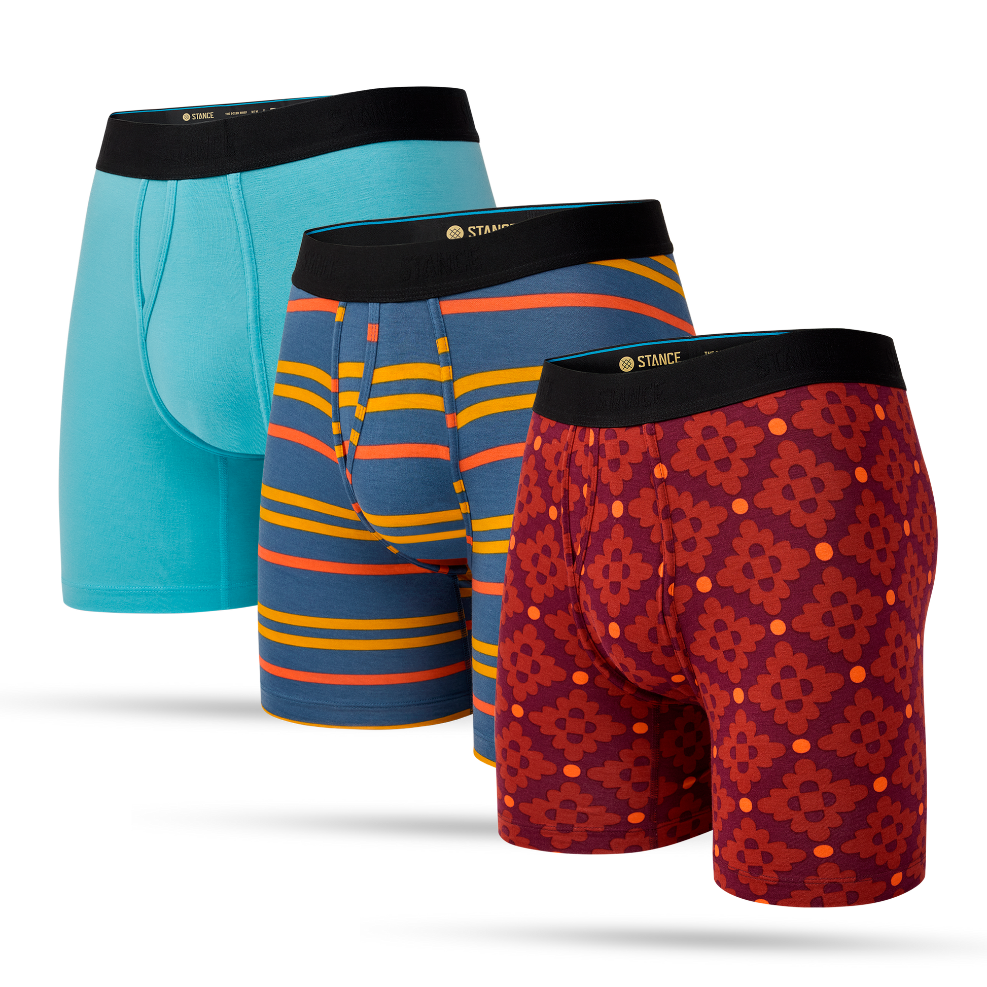 Stance Boxer Brief 3er Pack Blau