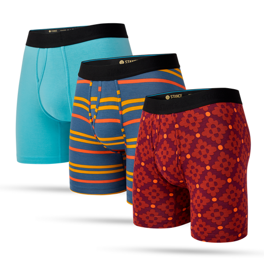 Stance Boxer Brief 3er Pack Blau
