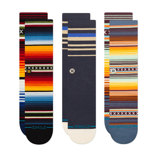 LIFESTYLE CURREN CREW SOCKEN 3ER PACK