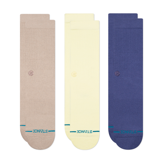 Stance Lifestyle Icon Crew Socken 3Er Pack Bunt