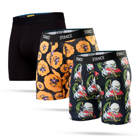 Stance Lifestyle Boxer Brief 3Er Pack Bunt