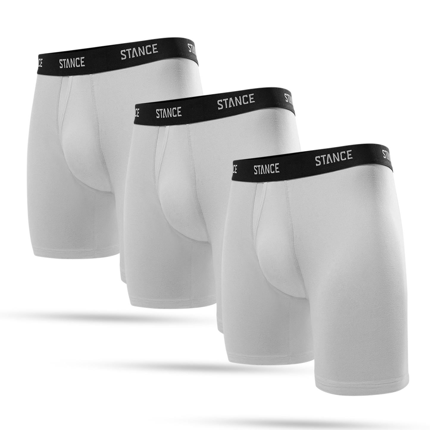 Stance Solid Boxer Brief 3er Pack Grau