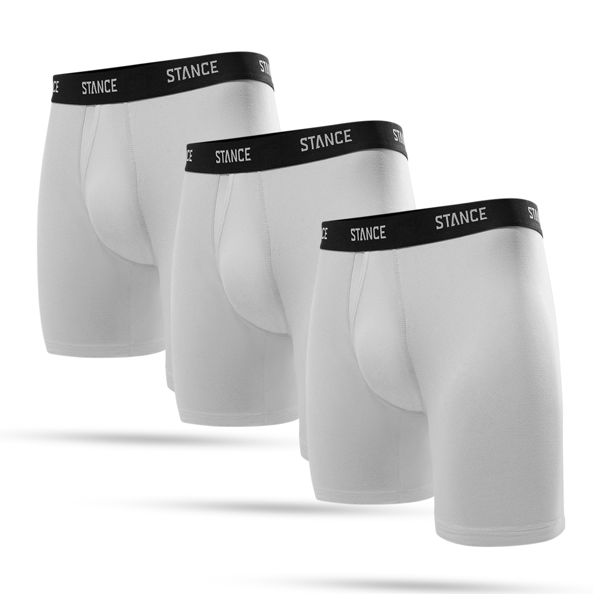 Stance Solid Boxer Brief 3er Pack Grau