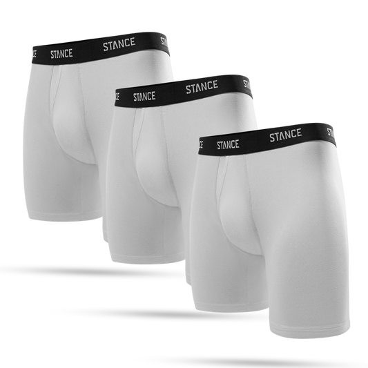 Stance Solid Boxer Brief 3er Pack Grau