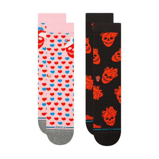 Stance Strange Love Crew Socken 2Er Pack Pink