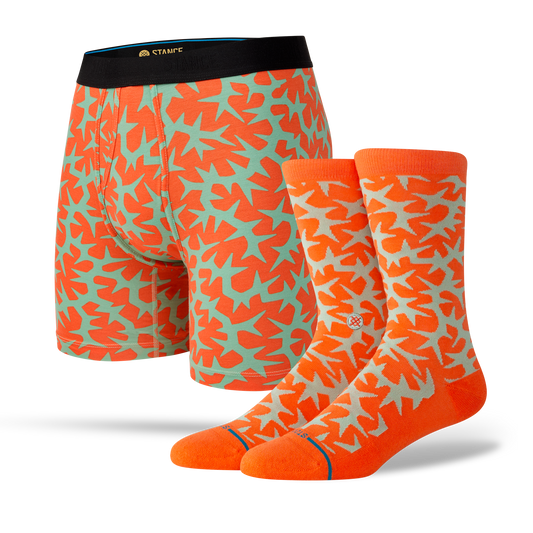 Stance Thornz Boxer Brief & Crew Socken 2er Pack Bunt