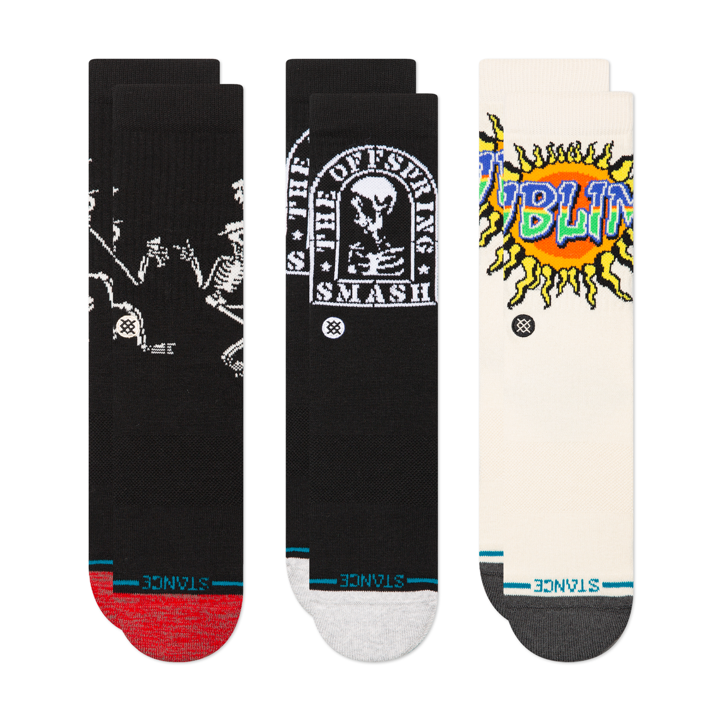 Stance The Oc Pack Crew Socken 3Er Pack Bunt