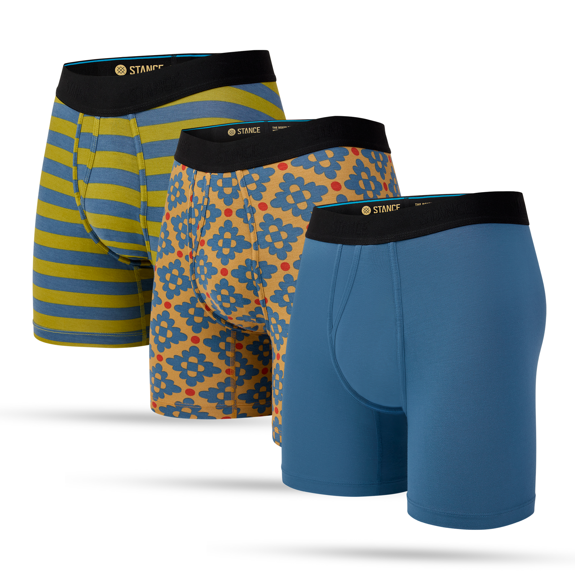 Stance Boxer Brief Wholester 3er Pack Blau