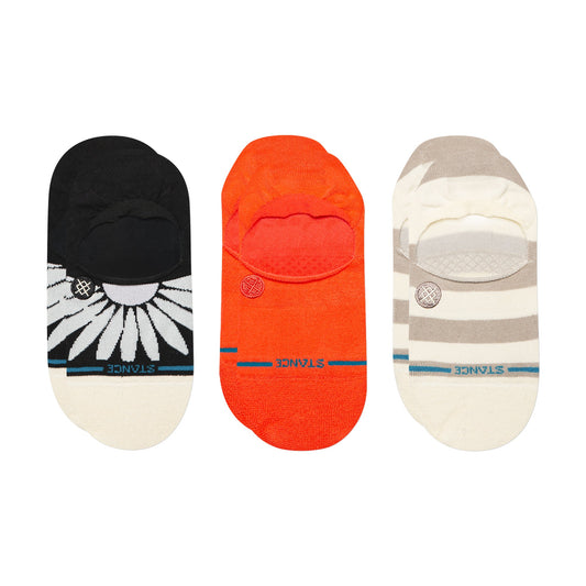 Stance Prowess No Show Socken 3Er Pack Korallenrot