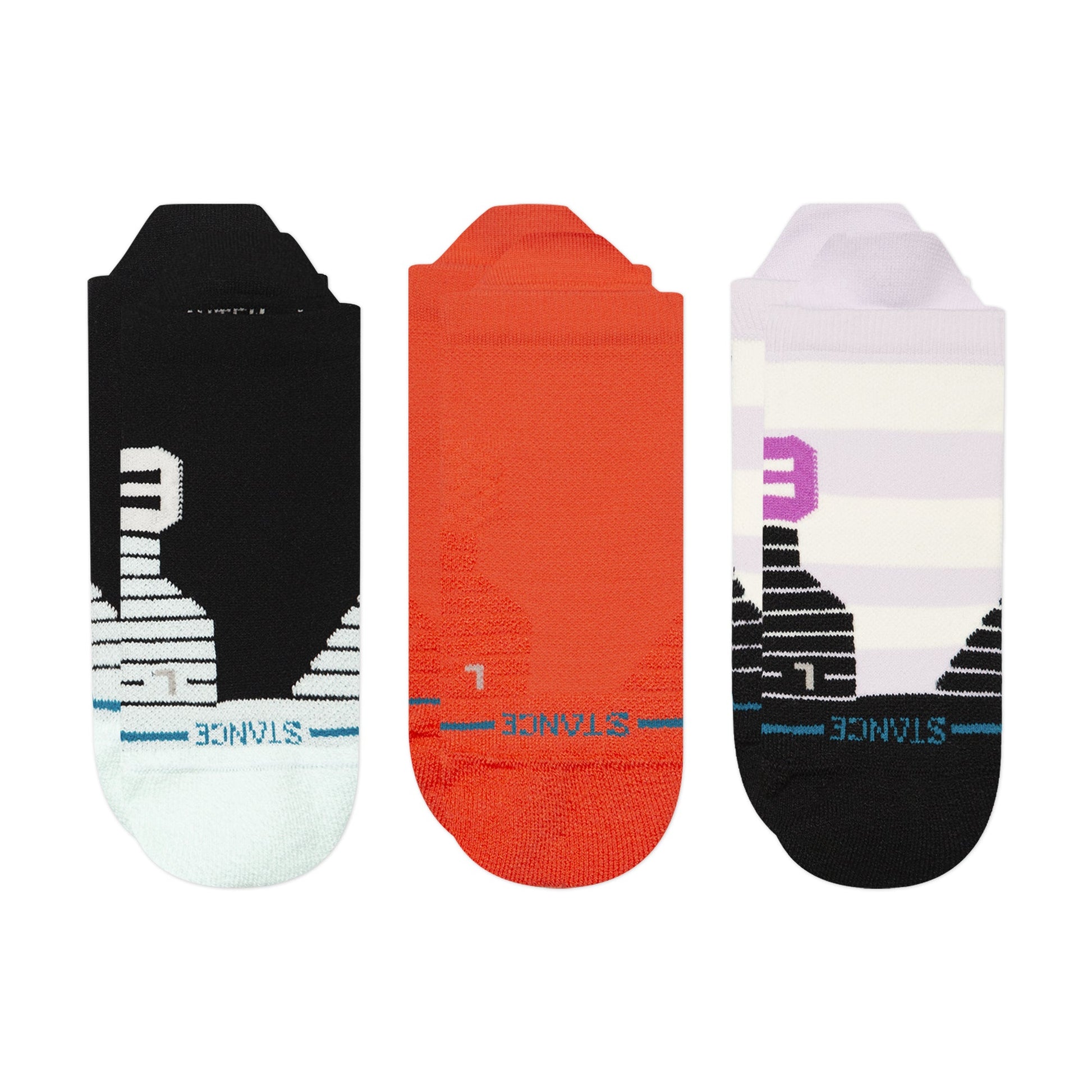 Stance Break Mid Tab Socken 3Er Pack Bunt