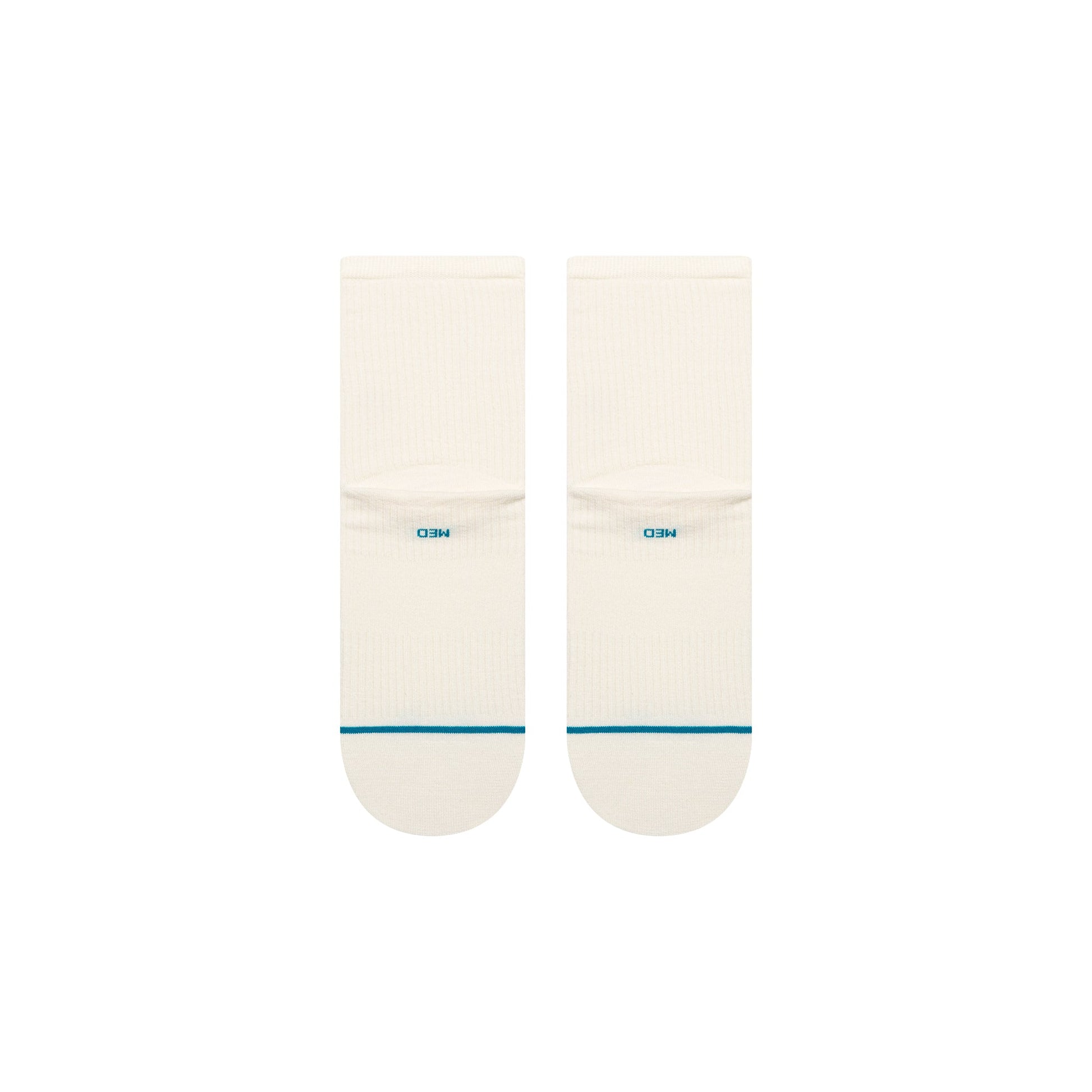 Stance Fine Rib Quarter Sock - Ivory