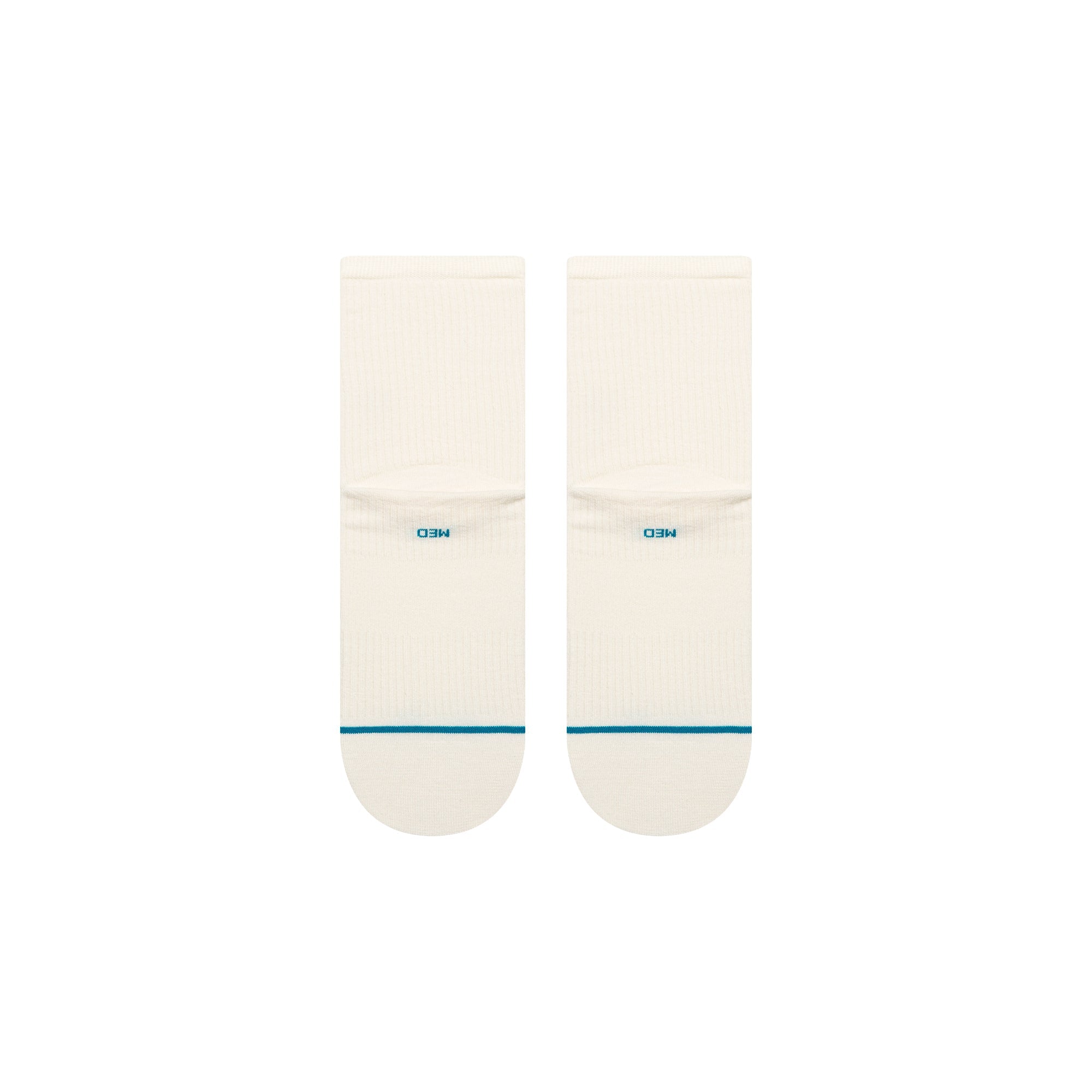 Stance Fine Rib Quarter Sock - Ivory