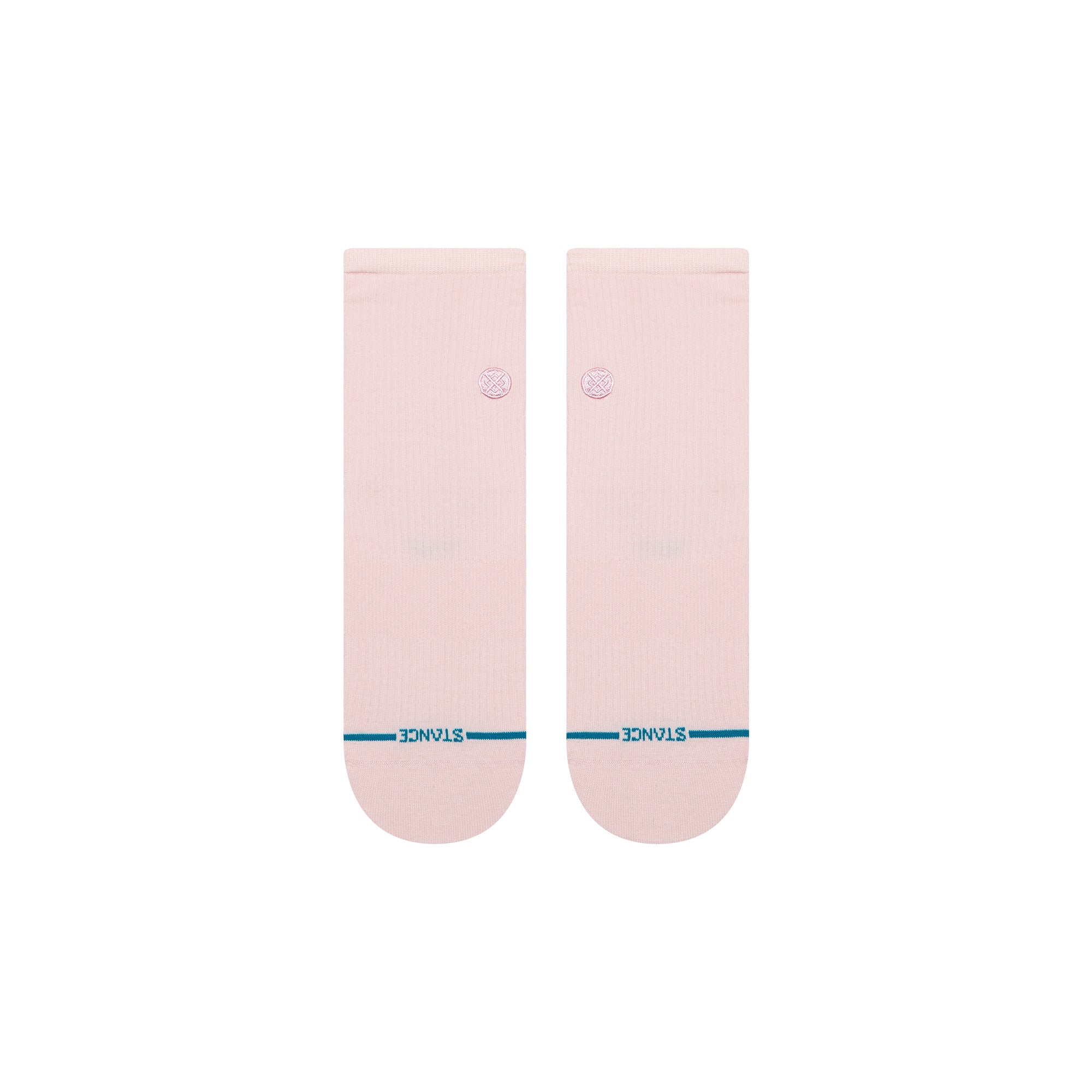 Stance Fine Rib Quarter Sock - Pink