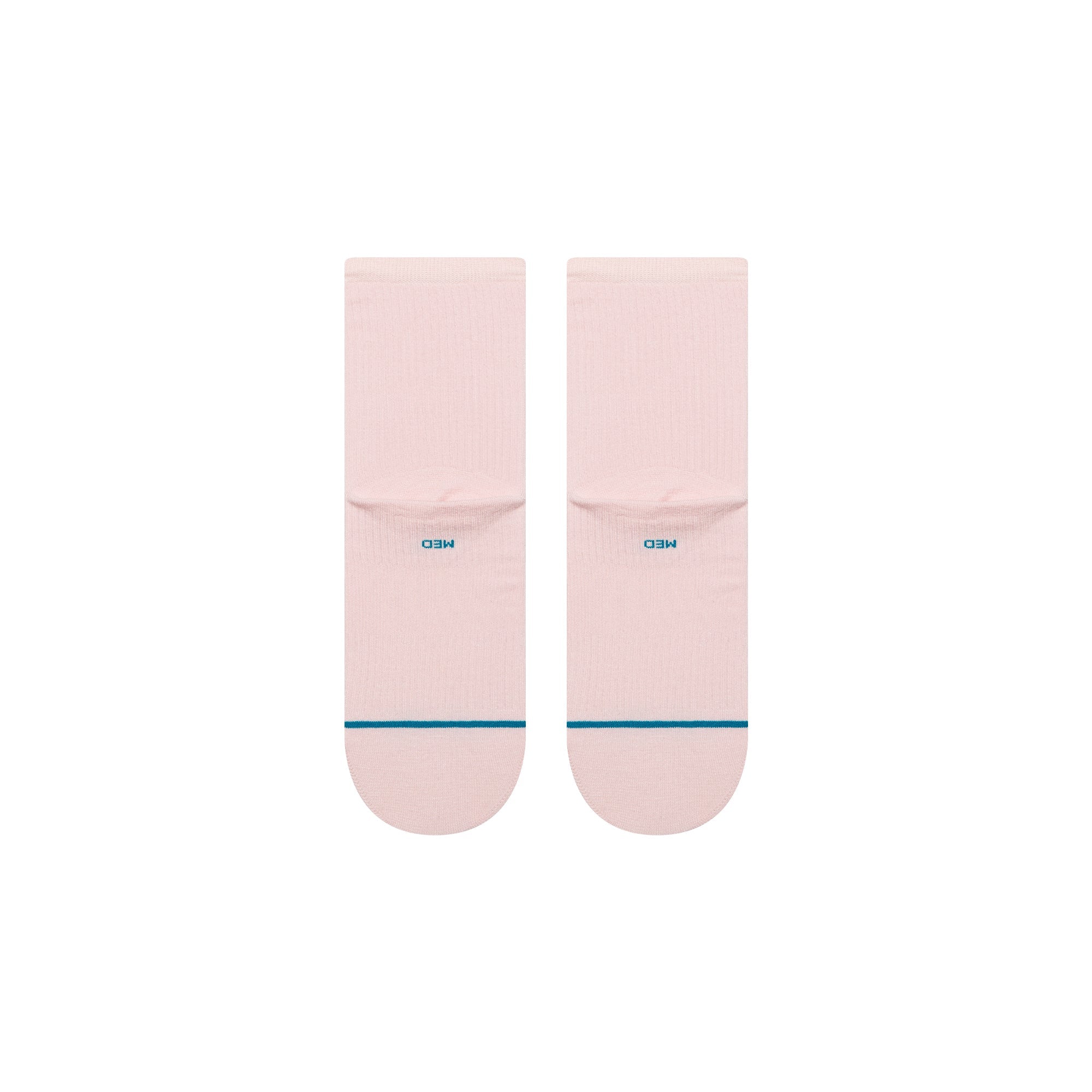 Stance Fine Rib Quarter Sock - Pink