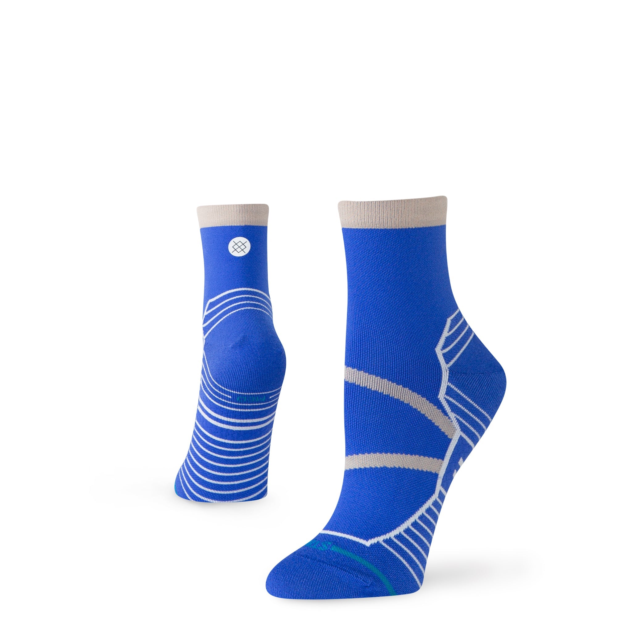 Stance Crossover Ultra Light Quarter Sock Cobalt Blue