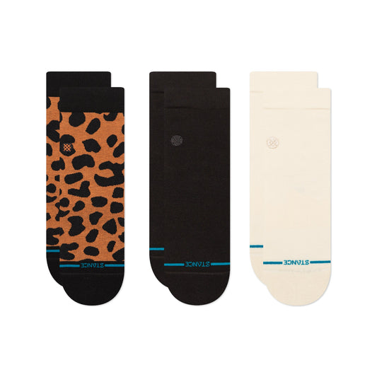 Stance Animaniac Quarter Socken 3er Pack Schwarz