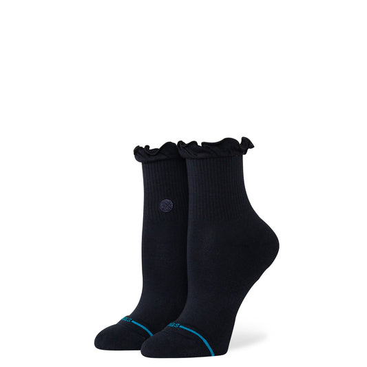 Stance Ruffle Icon Quarter Socken Schwarz 