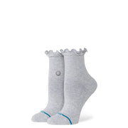 Stance Ruffle Icon Quarter Sock Heather Grey