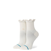Stance Ruffle Icon Quarter Sock Ivory
