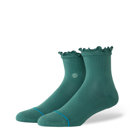 Stance Ruffle Icon Quarter Socken Blaugrün