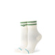 Stance Roll Cuff Quarter Socken Grün