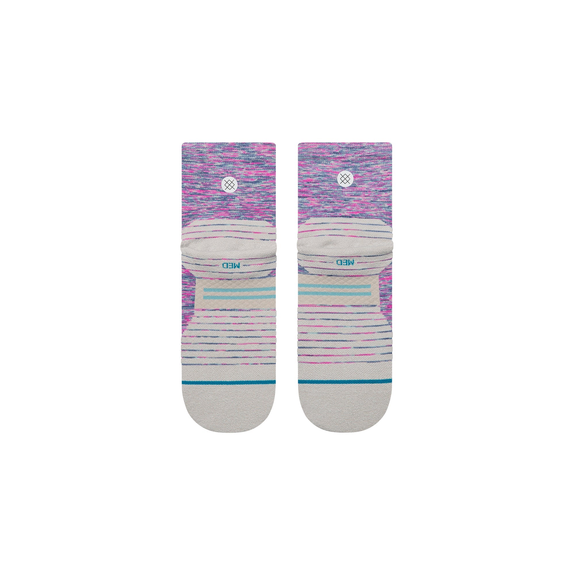 Stance Marshy Light Quarter Sock Fuschia