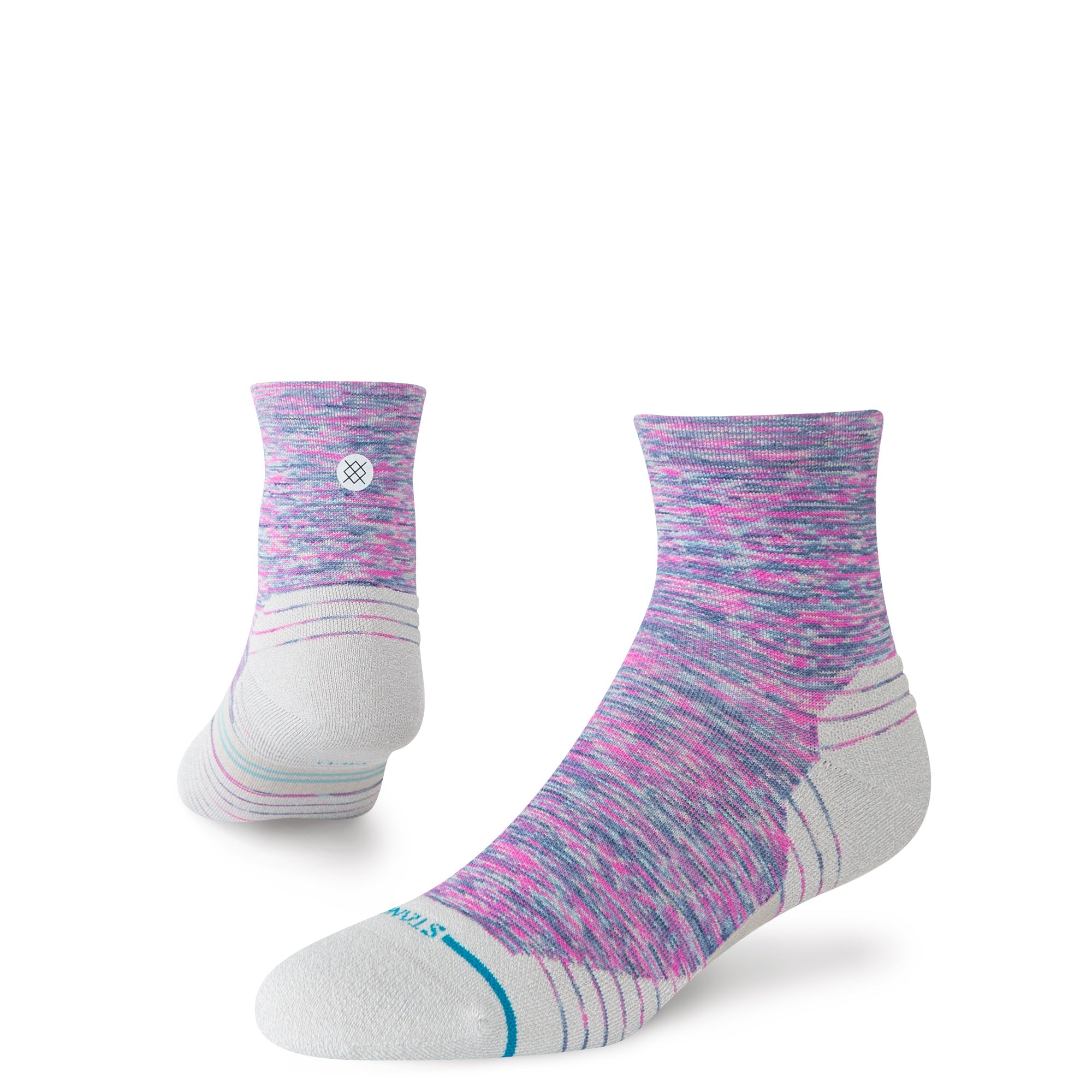 Stance Marshy Light Quarter Sock Fuschia