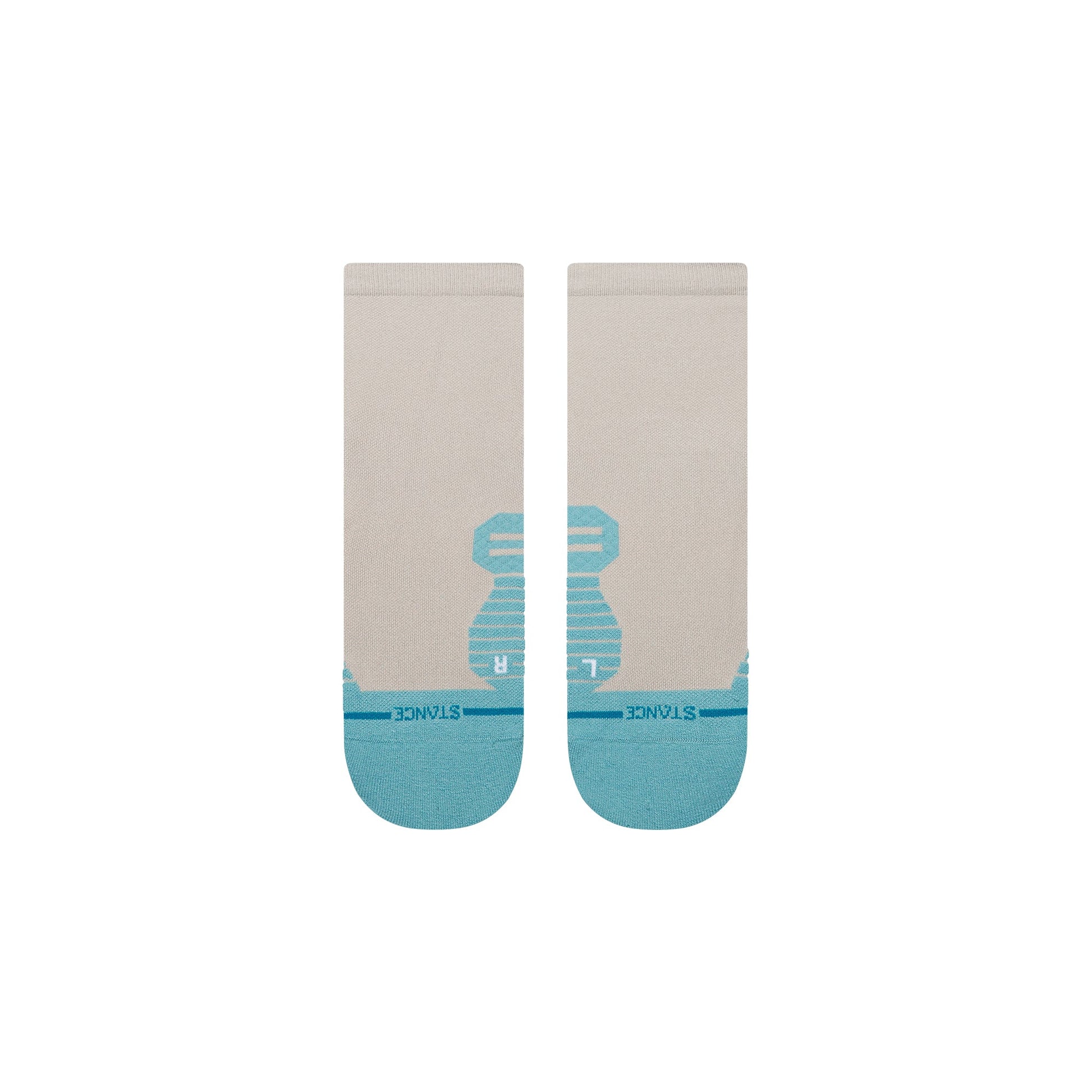 Stance Two Tone Light Quarter Sock Light Blue