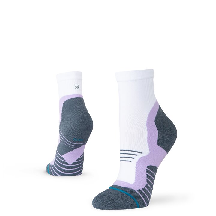 Stance Womens Pace Light Quarter Sock Lavender