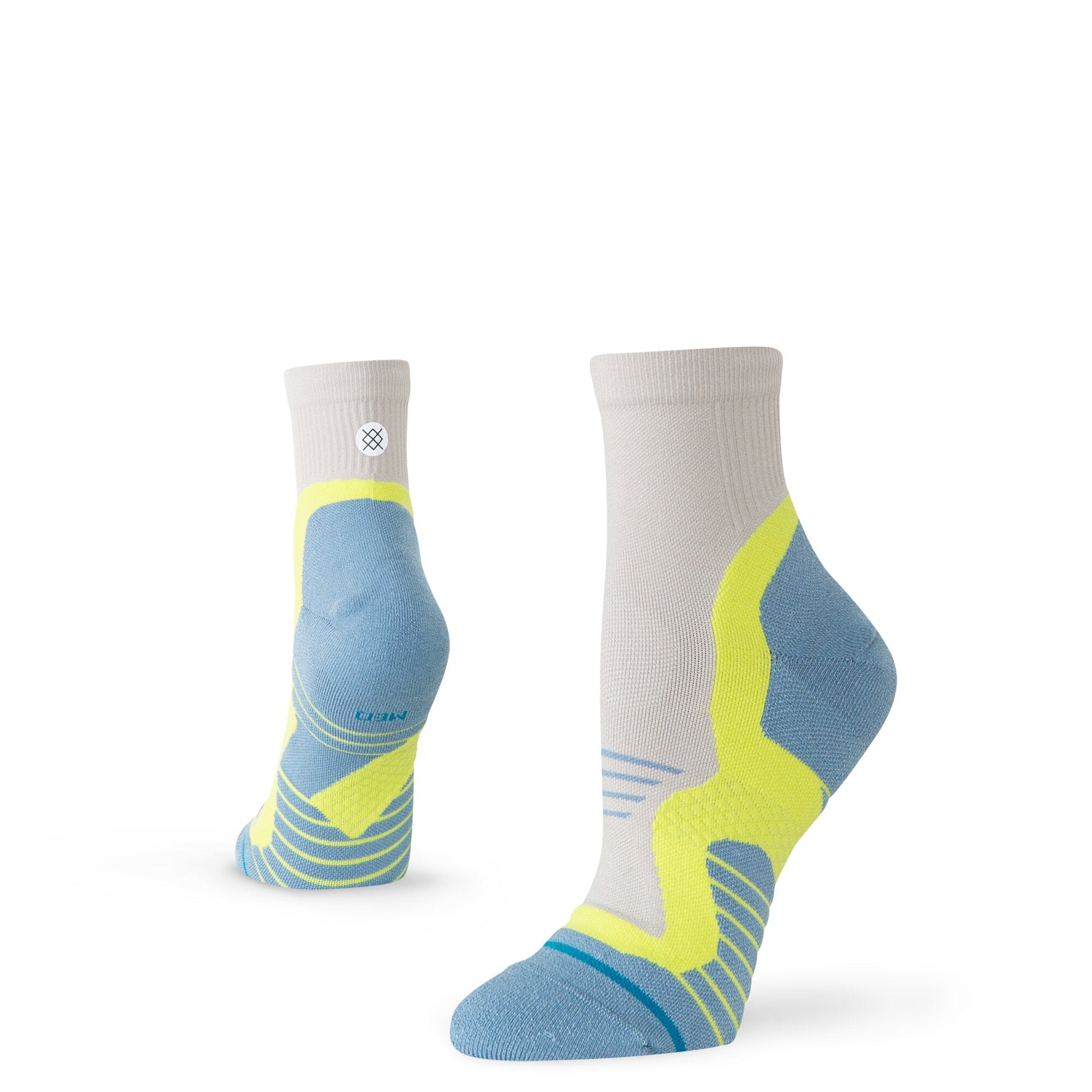 Stance Womens Pace Light Quarter Sock Lime