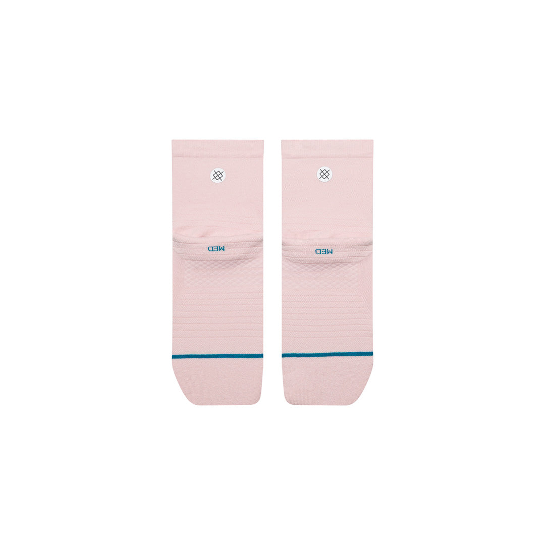 Stance Womens Solid Light Quarter Sock Pink
