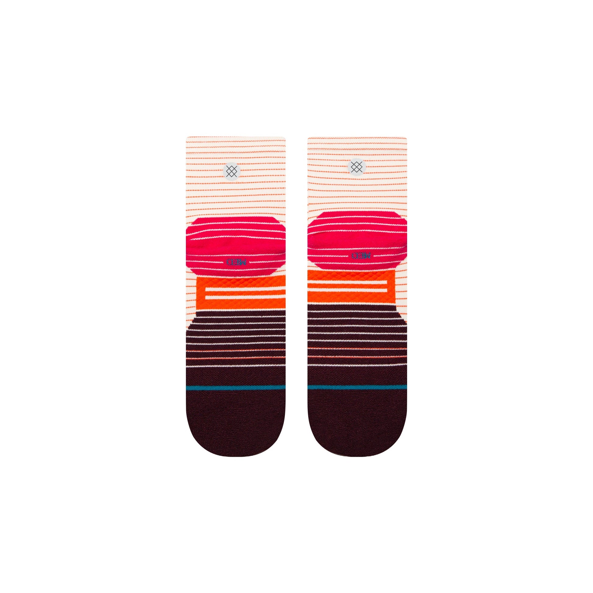 Stance Micro Light Quarter Socken Magenta